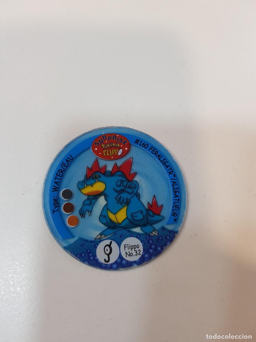 Juguetes antiguos y juegos de colecci&oacute;n: tazo Pokemon Surpirse Flippo N&ordm;32 Feraligatr