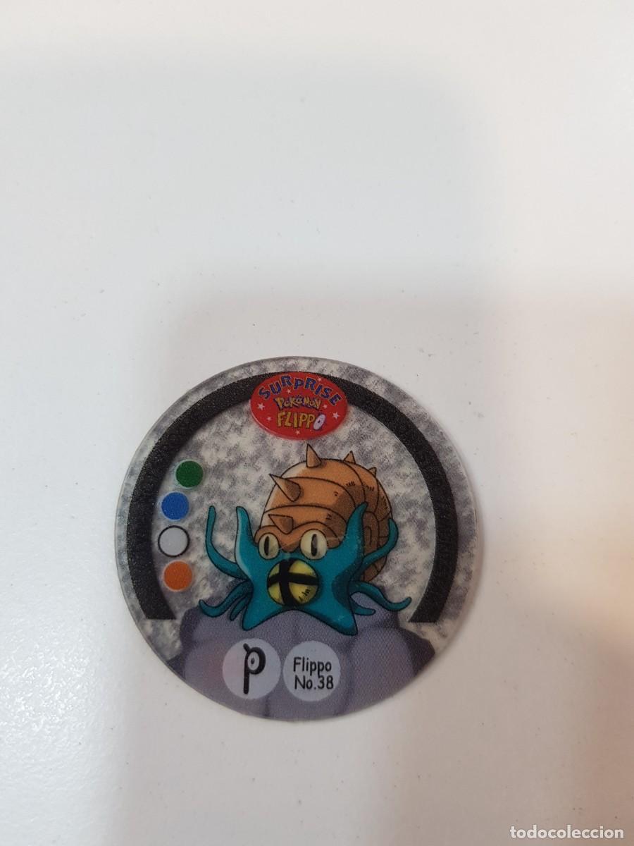 Juguetes antiguos y juegos de colecci&oacute;n: tazo Pokemon Surpirse Flippo N&ordm;38 Omastar