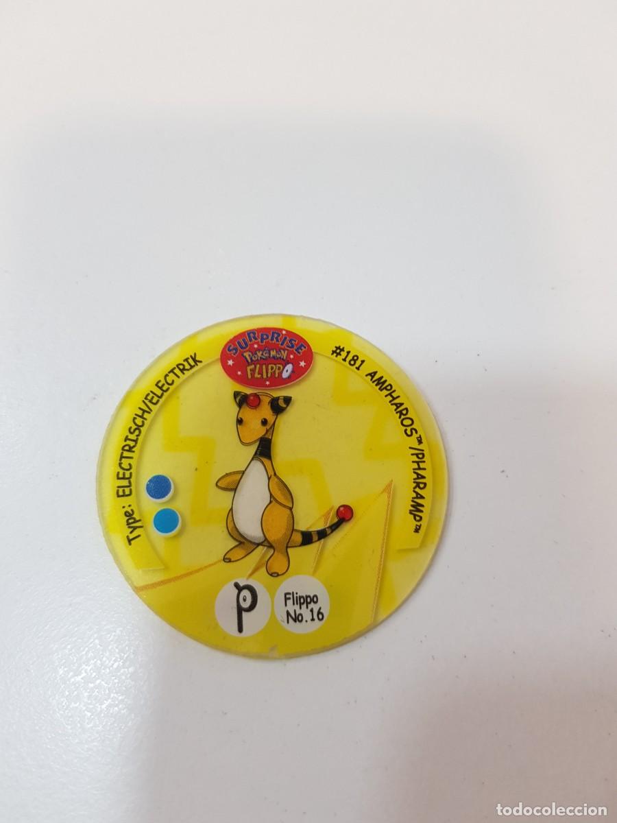 Juguetes antiguos y juegos de colecci&oacute;n: tazo Pokemon Surpirse Flippo N&ordm;16 Ampharos