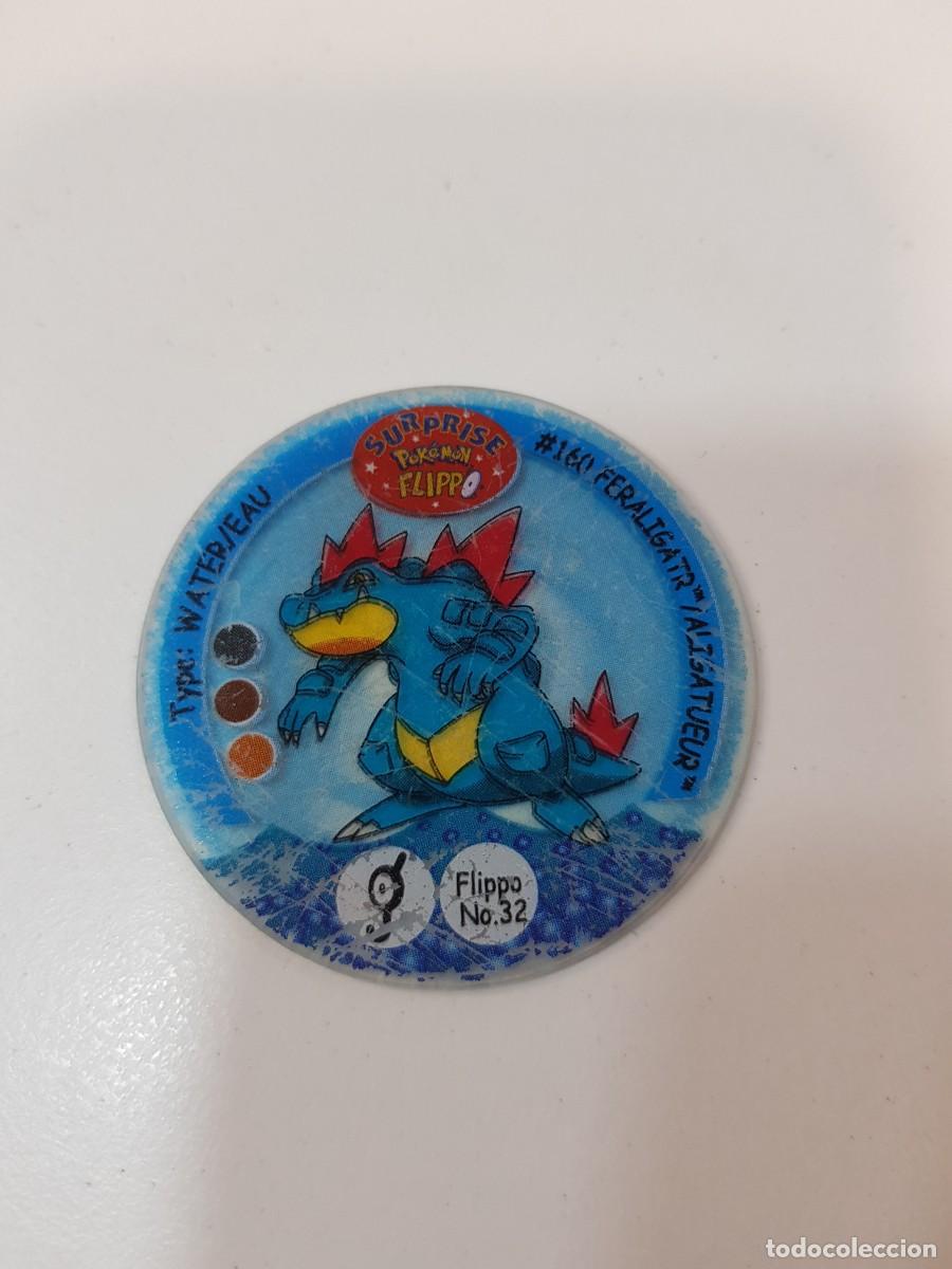 Juguetes antiguos y juegos de colecci&oacute;n: tazo Pokemon Surpirse Flippo N&ordm; 32 Feraligatr