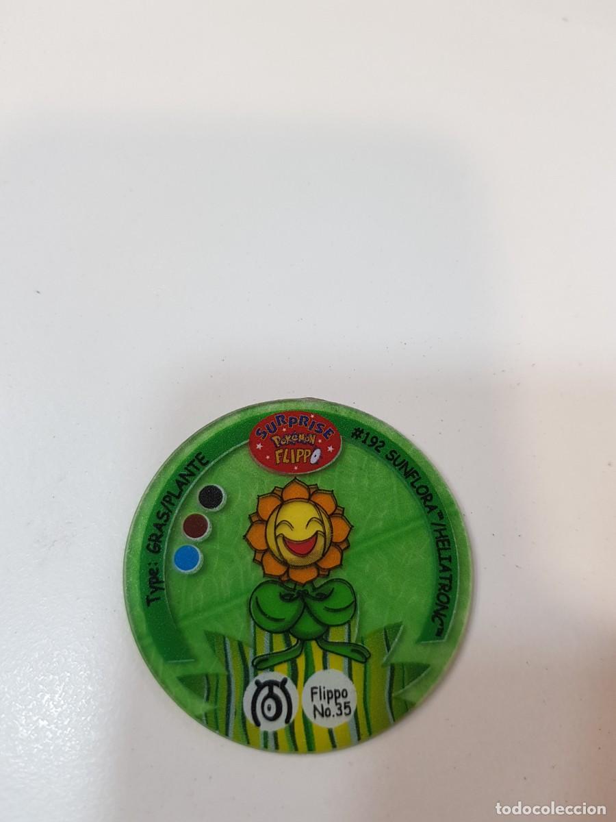 Juguetes antiguos y juegos de colecci&oacute;n: tazo Pokemon Surpirse Flippo N&ordm;35 Sunflora