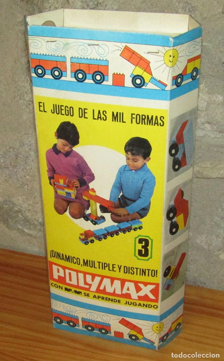 Juguetes antiguos y juegos de colecci&oacute;n: POLYMAX, DE MAXIM'S - ANTIGUO JUEGO DE CONSTRUCCION - A&Ntilde;OS 70 - CAJA SIMILAR EXIN CASTILLOS