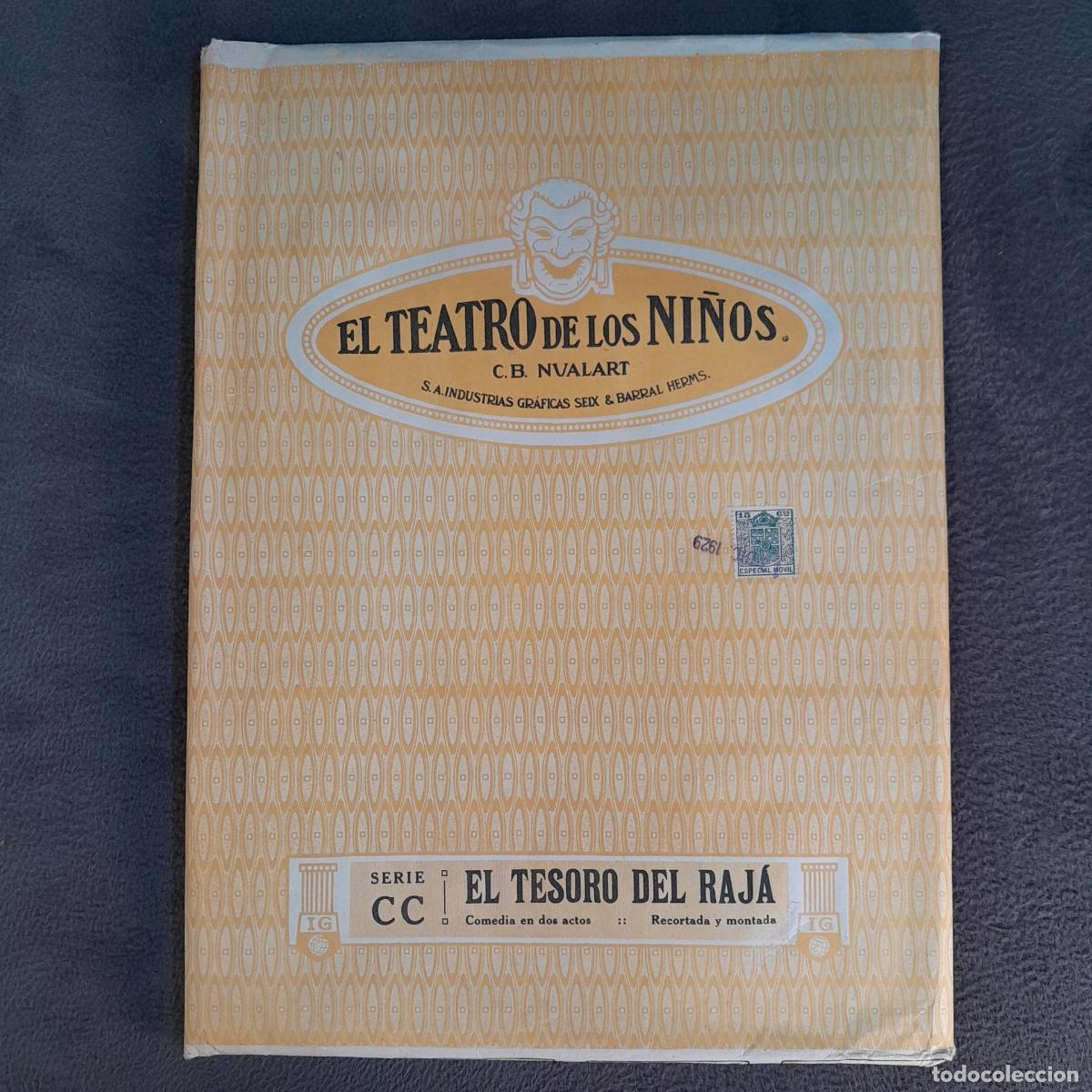 Juguetes antiguos y juegos de colecci&oacute;n: REF-102. EL TESORO DEL RAJ&Aacute;. OBRA &rdquo;EL TEATRO DE LOS NI&Ntilde;OS&rdquo;. NUALART. A&Ntilde;OS 30.