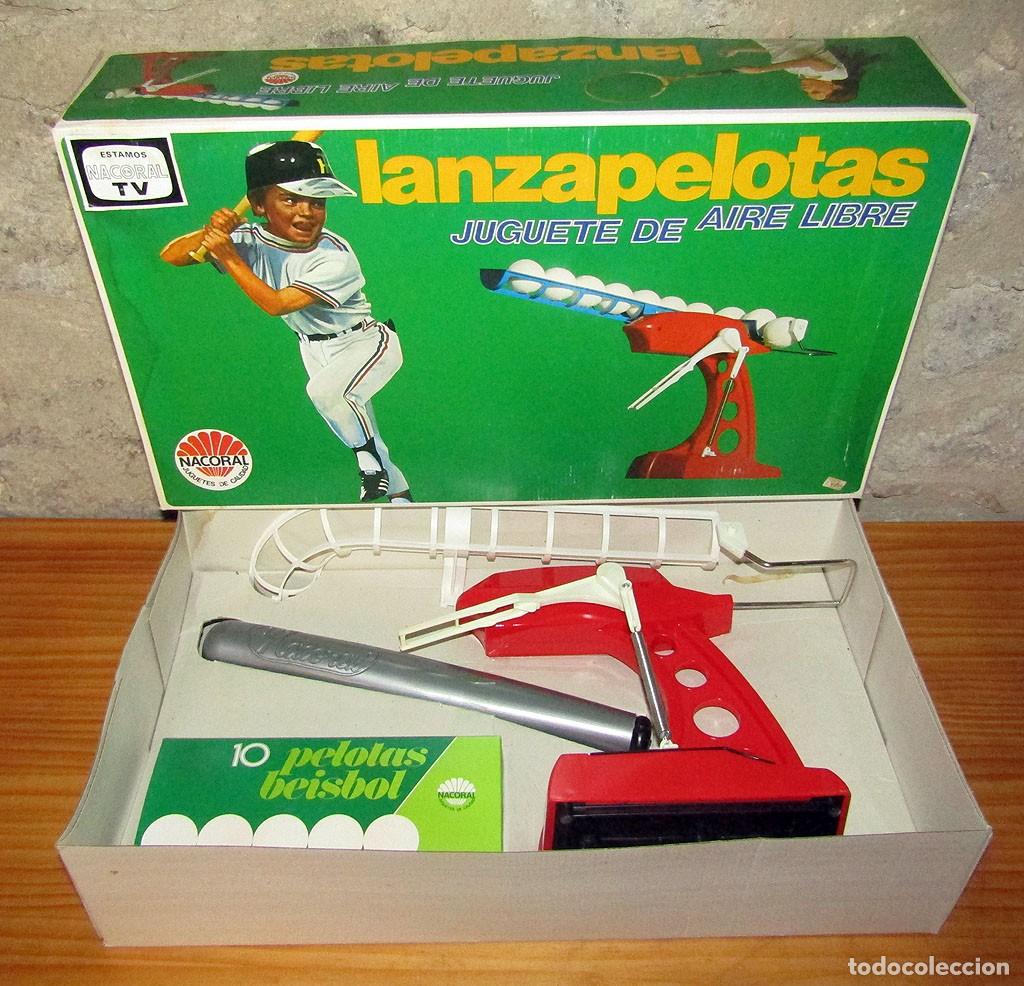 Juguetes antiguos y juegos de colecci&oacute;n: LANZAPELOTAS DE NACORAL - JUGUETE DE AIRE LIBRE - NUEVO Y EN SU CAJA ORIGINAL - A&Ntilde;OS 70