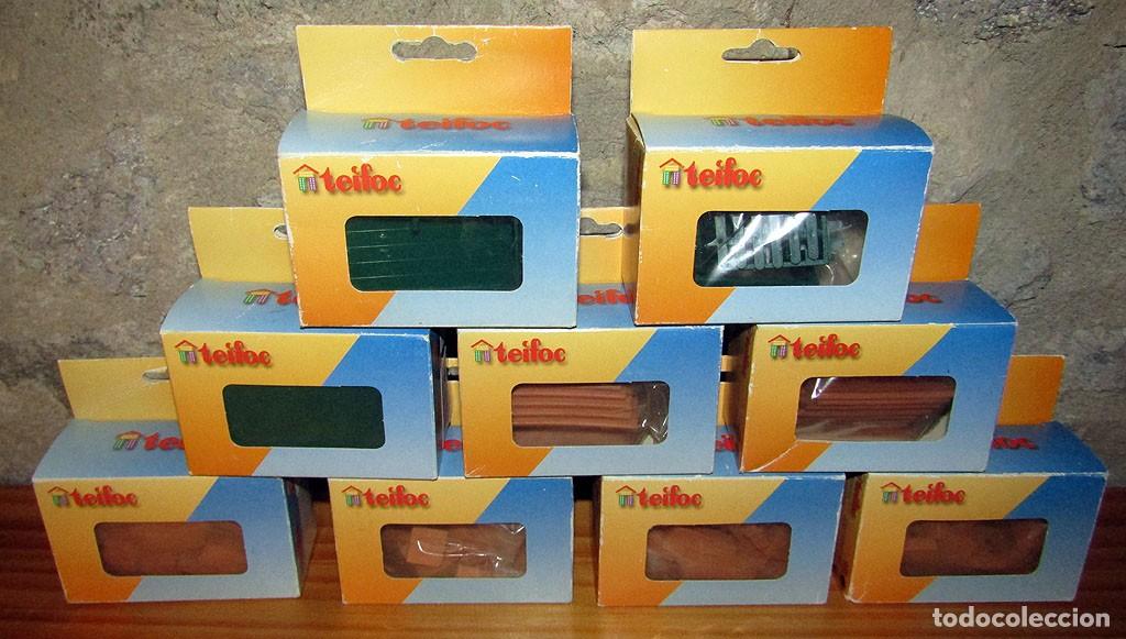 Juguetes antiguos y juegos de colecci&oacute;n: TEIFOC - LOTE DE CAJAS DE PIEZAS Y ACCESORIOS - NUEVOS Y EN SUS CAJAS