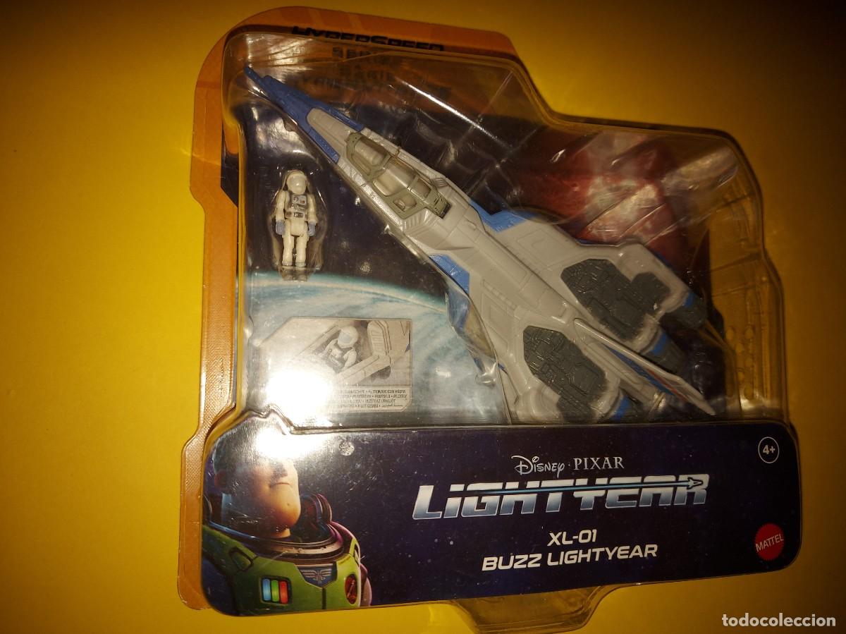 Juguetes antiguos y juegos de colecci&oacute;n: Lightyear Hyperspeed Series XL-01 y piloto Buzz Lightyear - NAVE ESPACIAL - Mattel Disney Pixar