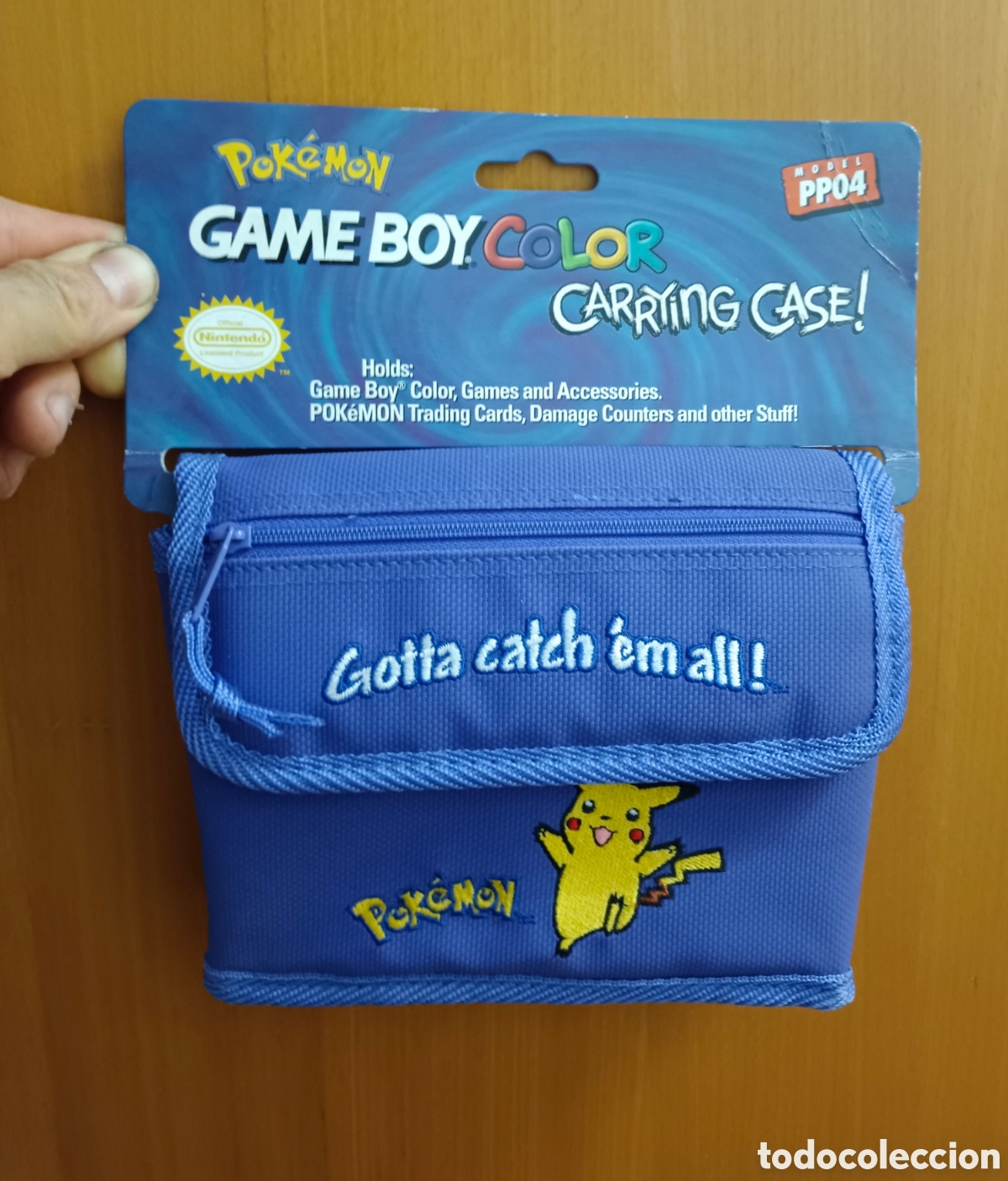 Juguetes antiguos y juegos de colecci&oacute;n: Funda original azul pokemon gameboy game boy nintendo