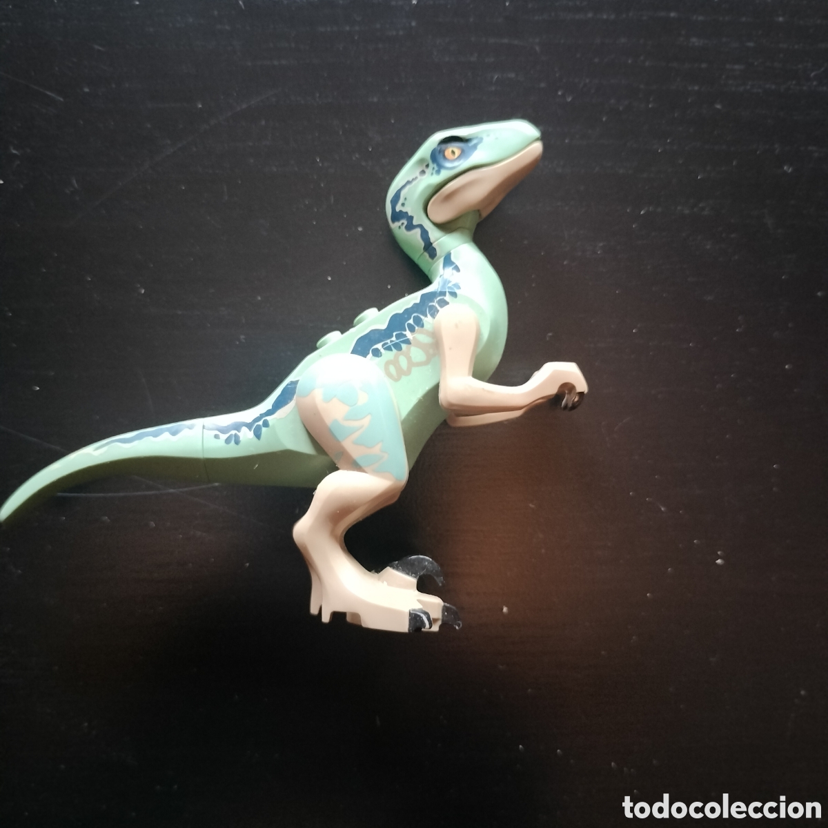 Juguetes antiguos y juegos de colecci&oacute;n: dinosaurio de lego 5 cm