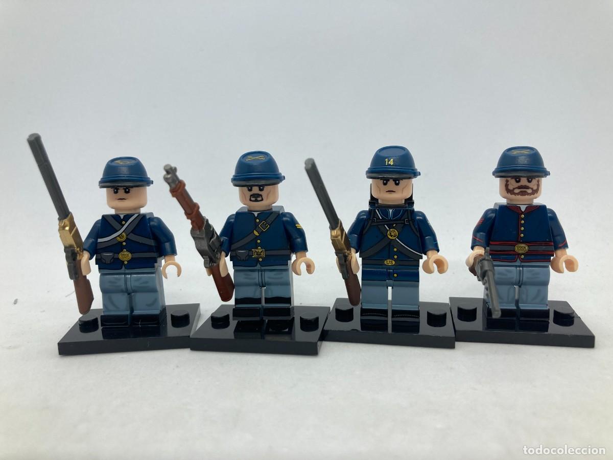 Juguetes antiguos y juegos de colecci&oacute;n: Minifiguras Guerra Civil Americana Union