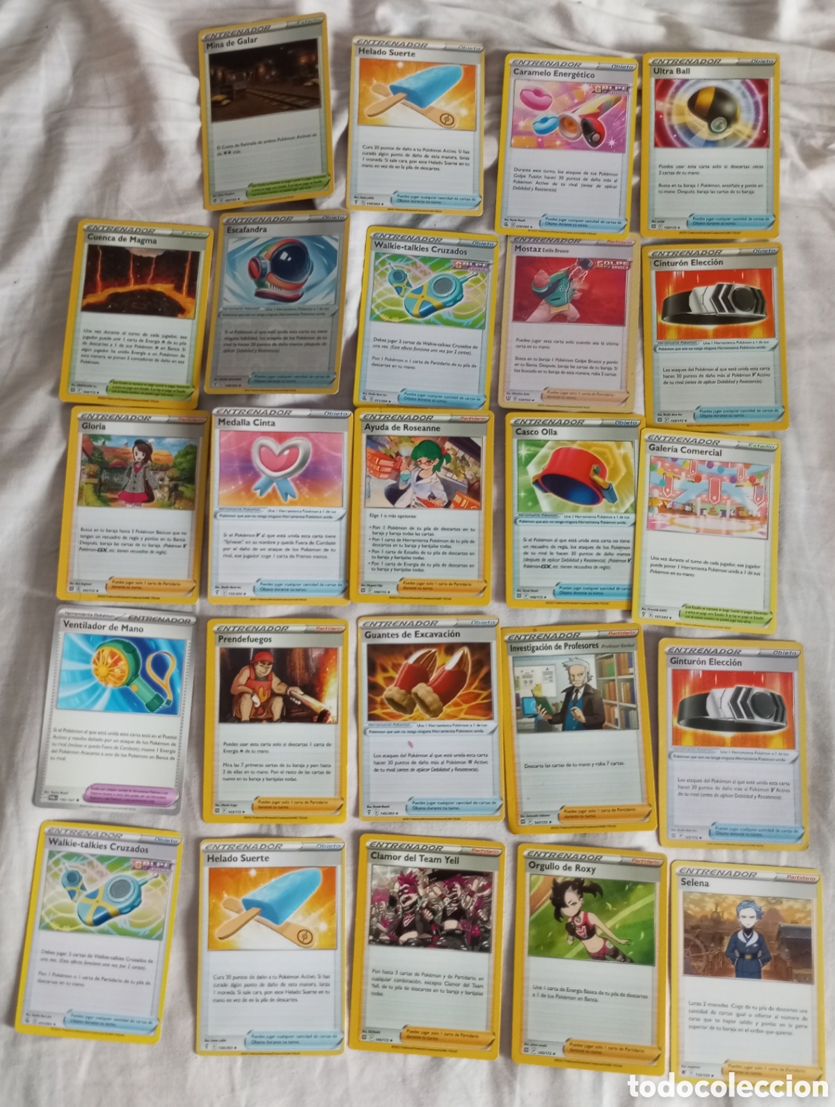Juguetes antiguos y juegos de colecci&oacute;n: 24 cartas Pok&eacute;mon entrenador