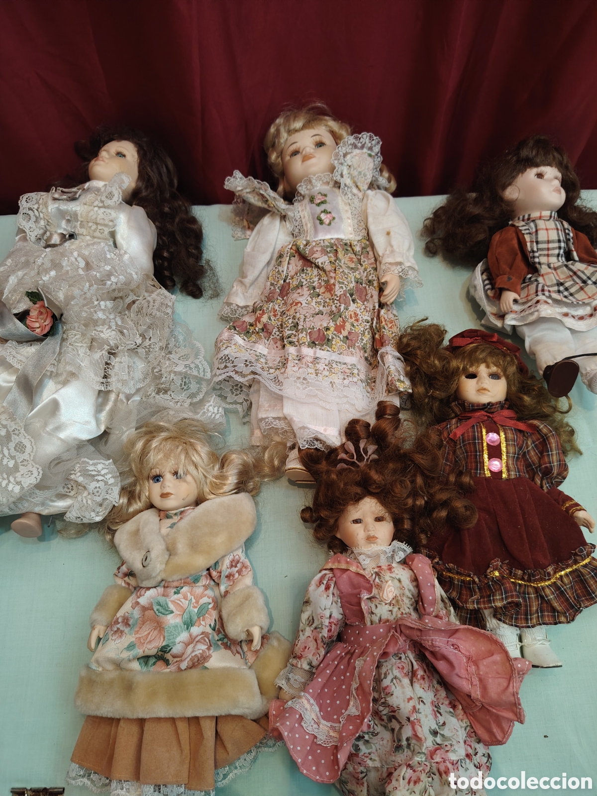 Antique Toys and Collectible Games: Lote de mu&ntilde;ecas de porcelana