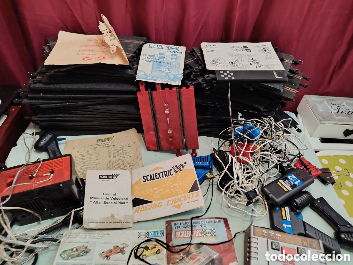 Antique Toys and Collectible Games: Gran lote de pista de scalextric sin coches