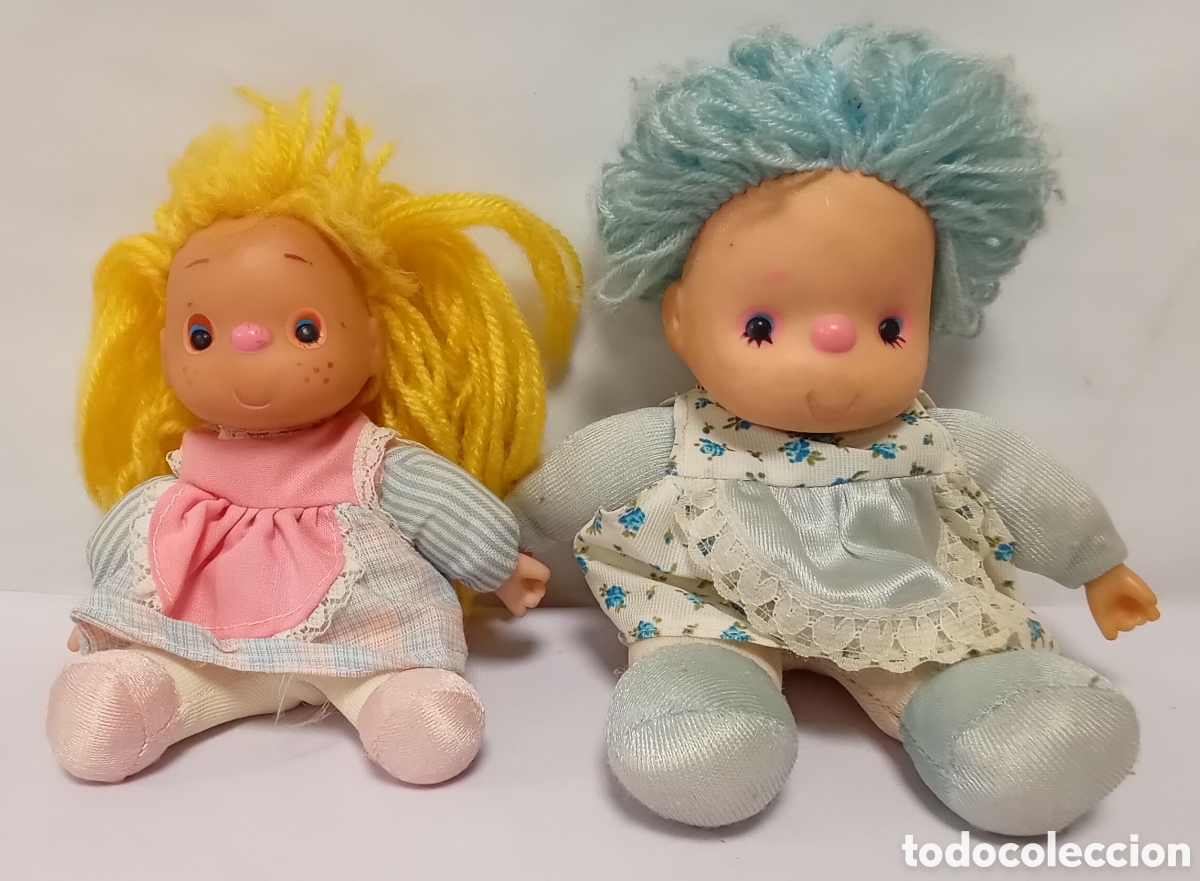 Juguetes antiguos y juegos de colecci&oacute;n: Popines lote 2 mu&ntilde;ecas JOY a&ntilde;os 80 Espa&ntilde;a