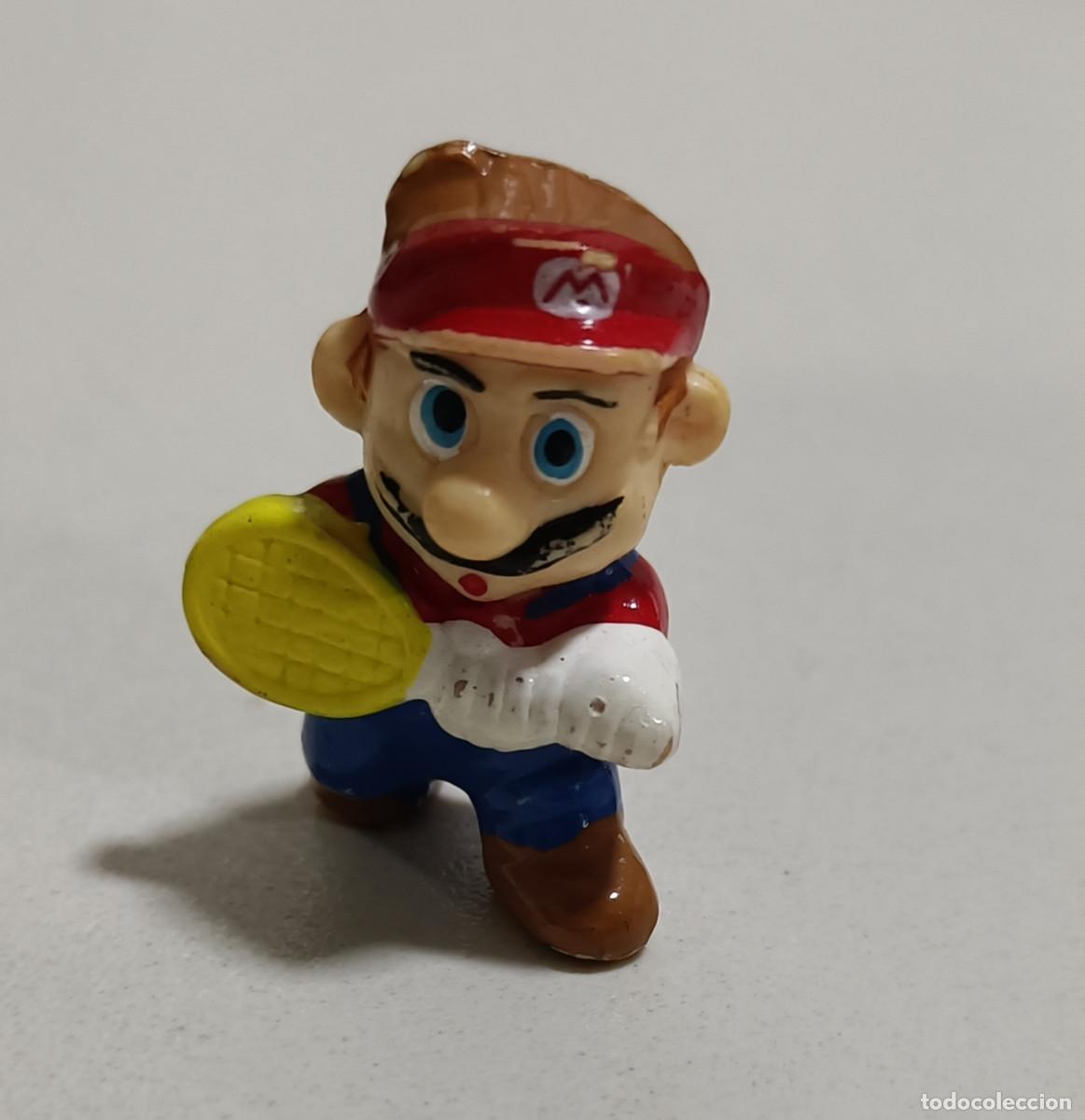 Juguetes antiguos y juegos de colecci&oacute;n: FIGURA MARIO BROS ZAINI de huevo sorpresa mU&Ntilde;ECO MINIATURA 90 MINI NINTENDO MARIO TENISTA TENIS