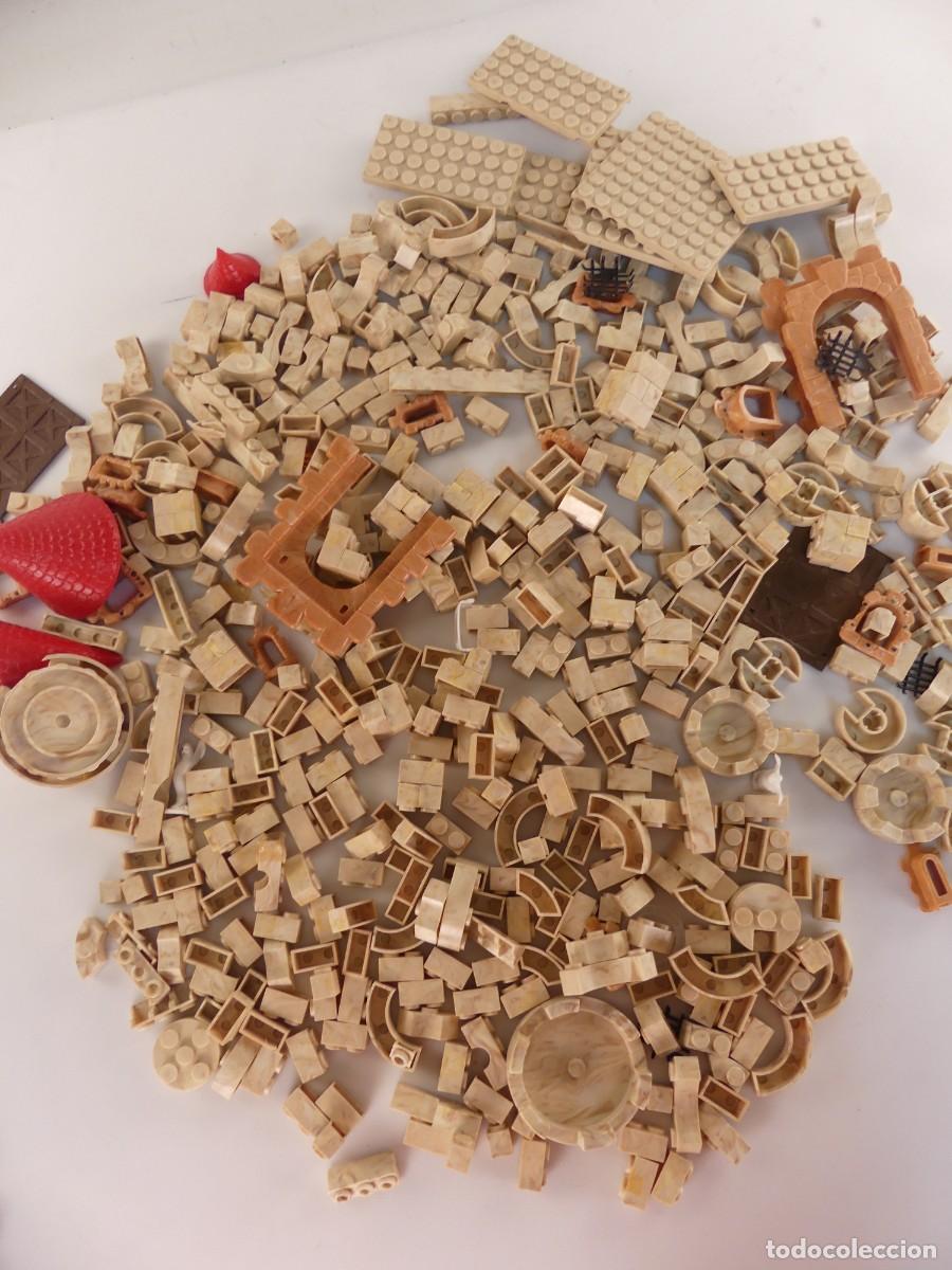 Juguetes antiguos y juegos de colecci&oacute;n: LOTE DE PIEZAS DE CASTILLOS EXIN PESAN 1,350 KG