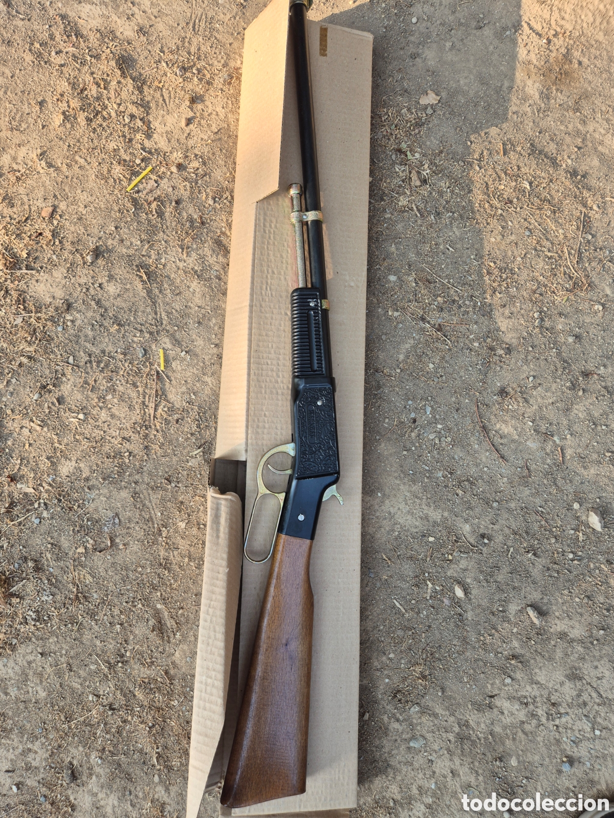 Juguetes antiguos y juegos de colecci&oacute;n: ANTIGUO FUSIL MARSHAL AUTOMATICO 25 DISPAROS. JUGUETES MAM