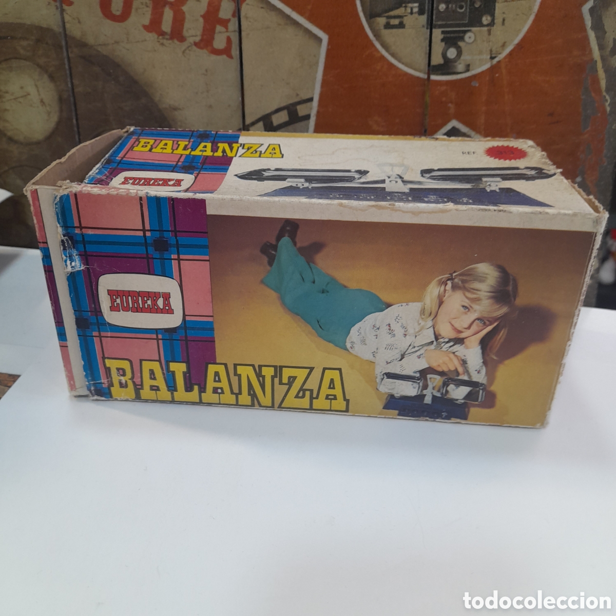 Juguetes antiguos y juegos de colecci&oacute;n: Balanza juguete Eureka