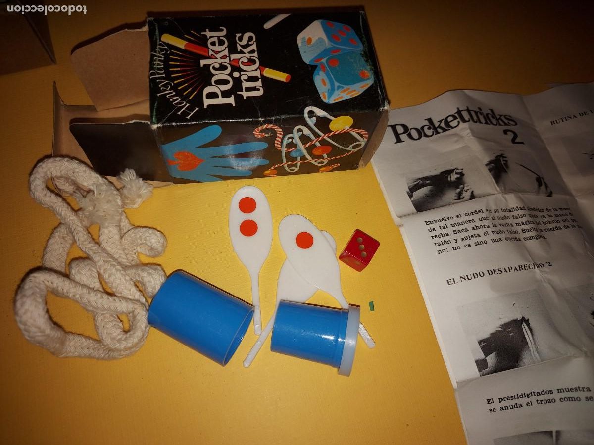 Juguetes antiguos y juegos de colecci&oacute;n: JUEGO DE MAGIA, TRUCOS DE BOLSILLO