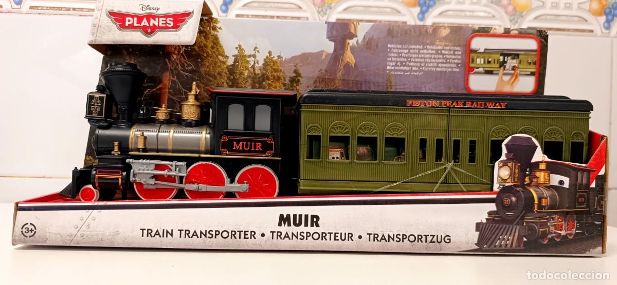 Juguetes antiguos y juegos de colecci&oacute;n: Disney Planes MUIR Train Transporter &bull; Tren Mattel Descatalogado &bull; Nuevo en Caja