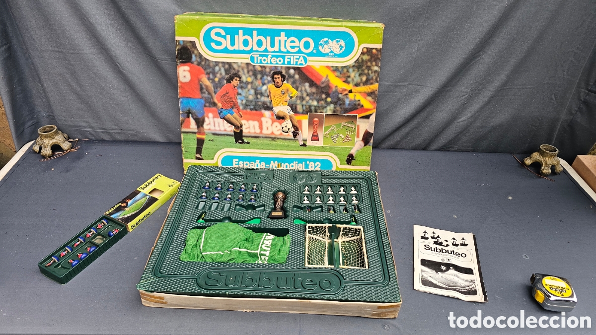 Juguetes antiguos y juegos de colecci&oacute;n: Subbuteo &rdquo;Trofeo FIFA&rdquo; edici&oacute;n Espa&ntilde;a-Mundial '82