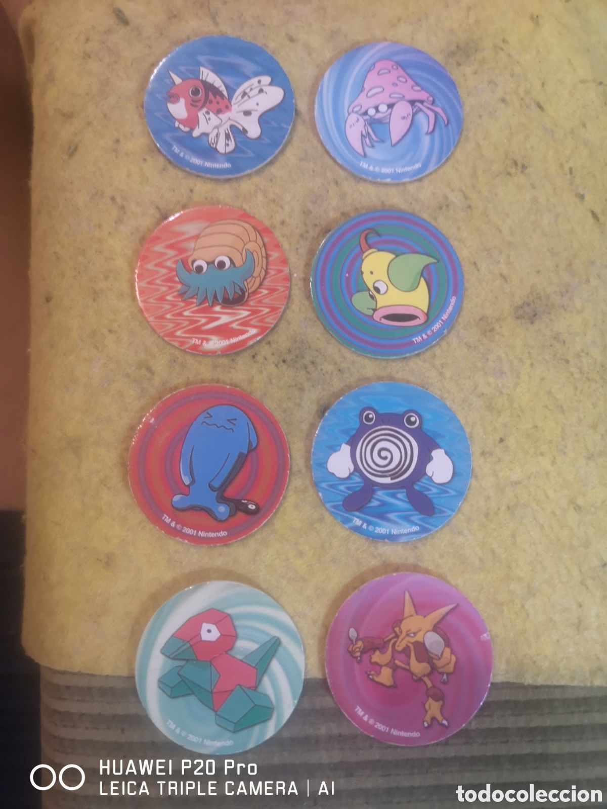 Juguetes antiguos y juegos de colecci&oacute;n: TAZOS POKEMON A&Ntilde;O 2001 NINTENDO