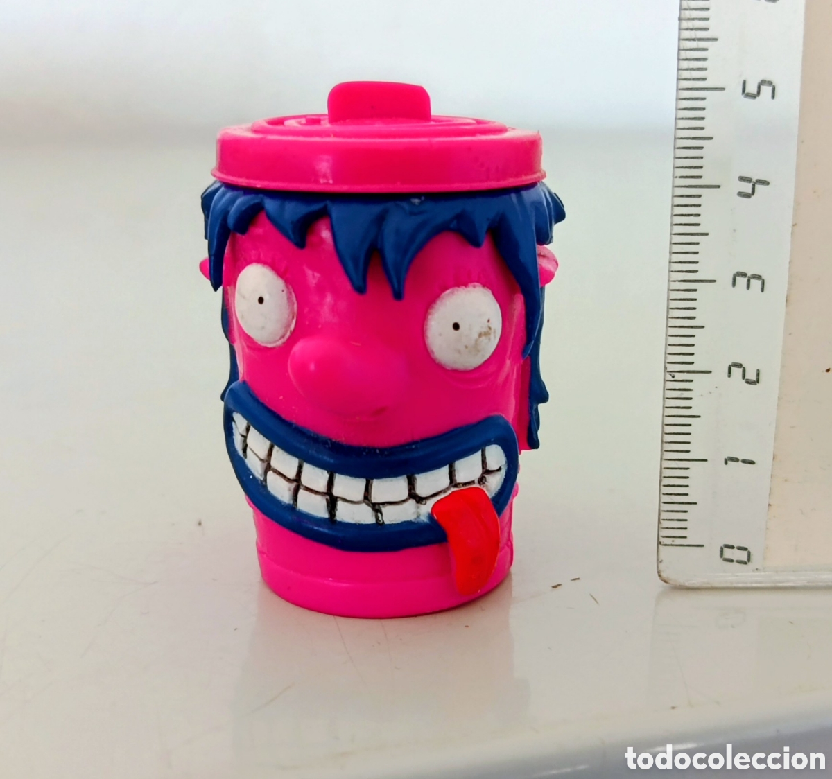 Juguetes antiguos y juegos de colecci&oacute;n: Skifidol cubo basura bid&oacute;n mu&ntilde;eco monstruo figura