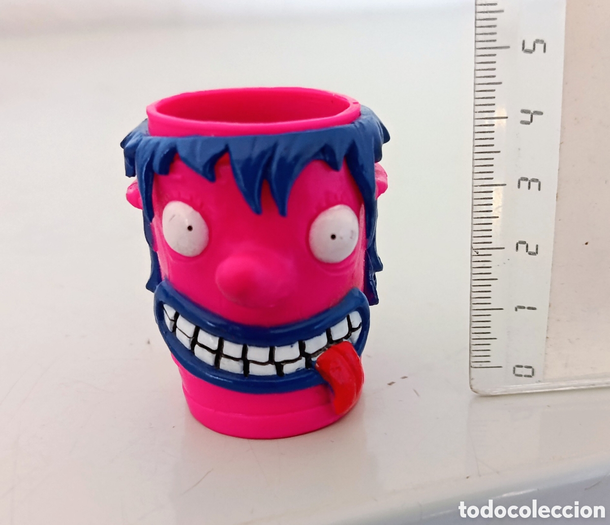 Juguetes antiguos y juegos de colecci&oacute;n: Skifidol cubo basura bid&oacute;n mu&ntilde;eco monstruo figura