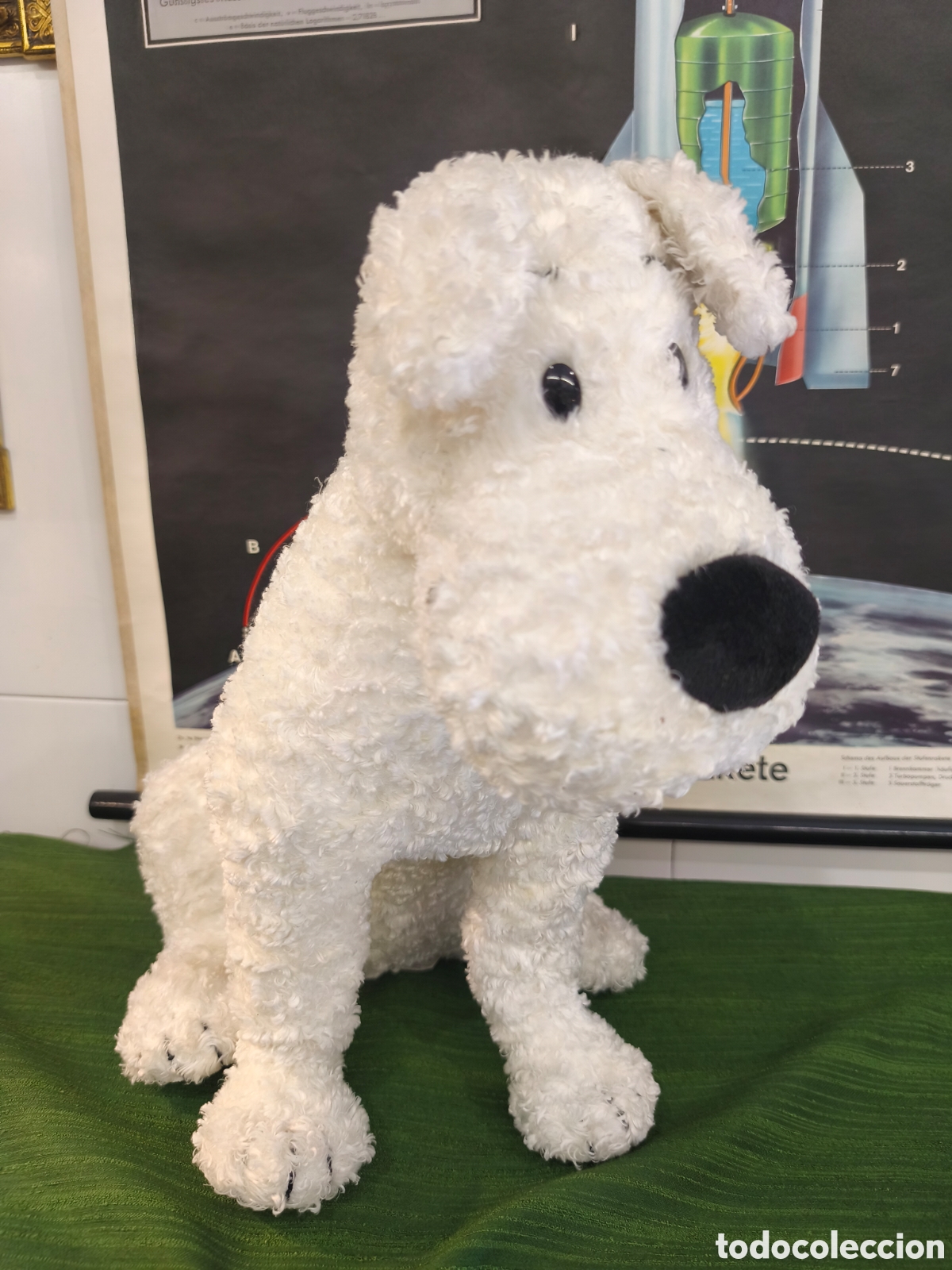 Juguetes antiguos y juegos de colecci&oacute;n: Peluche Milu oficial Tint&iacute;n