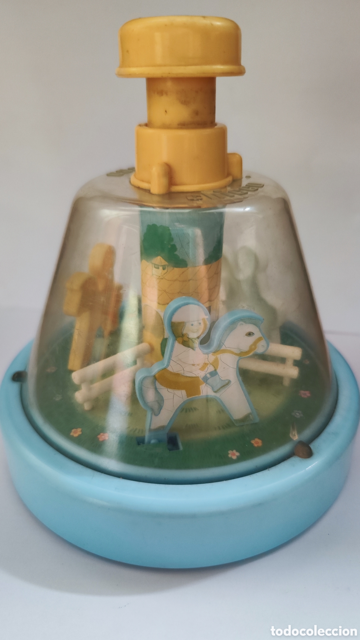Juguetes antiguos y juegos de colecci&oacute;n: Carrusel Trompo CHICCO Vintage A&ntilde;os 80 Made in Italy Original