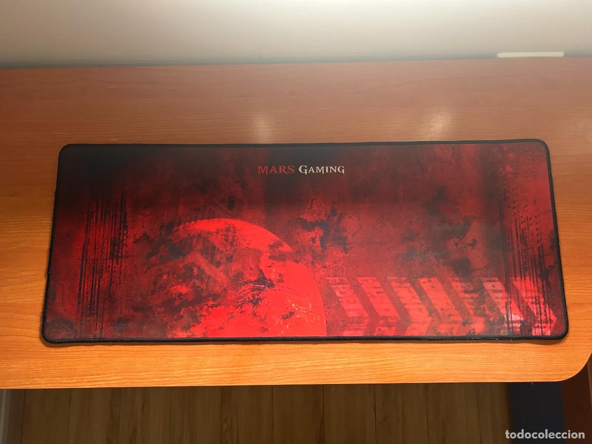 Juguetes antiguos y juegos de colecci&oacute;n: Alfombrilla Mars Gaming Negra y Roja