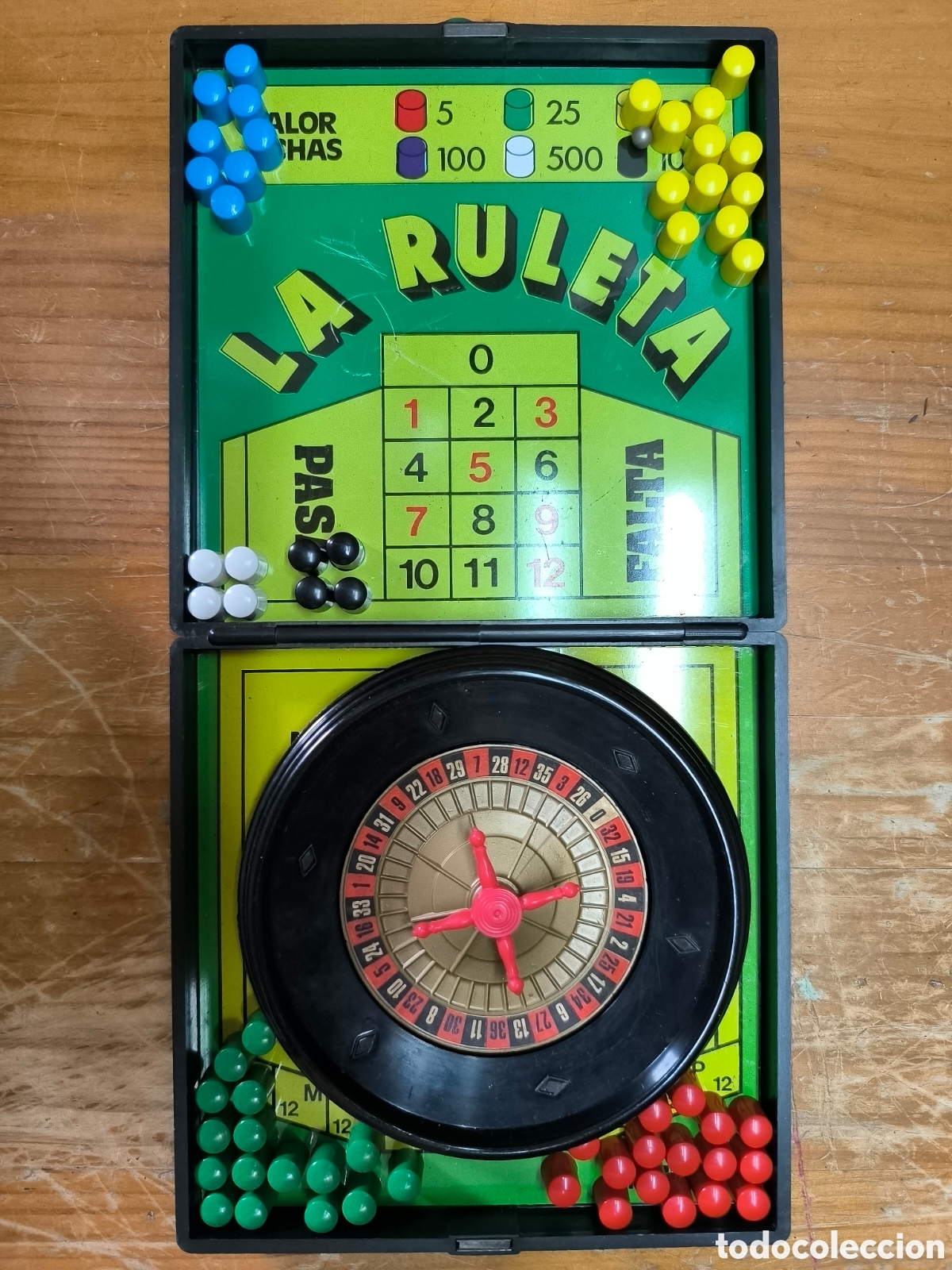 Juguetes antiguos y juegos de colecci&oacute;n: Ruleta magn&eacute;tica rima