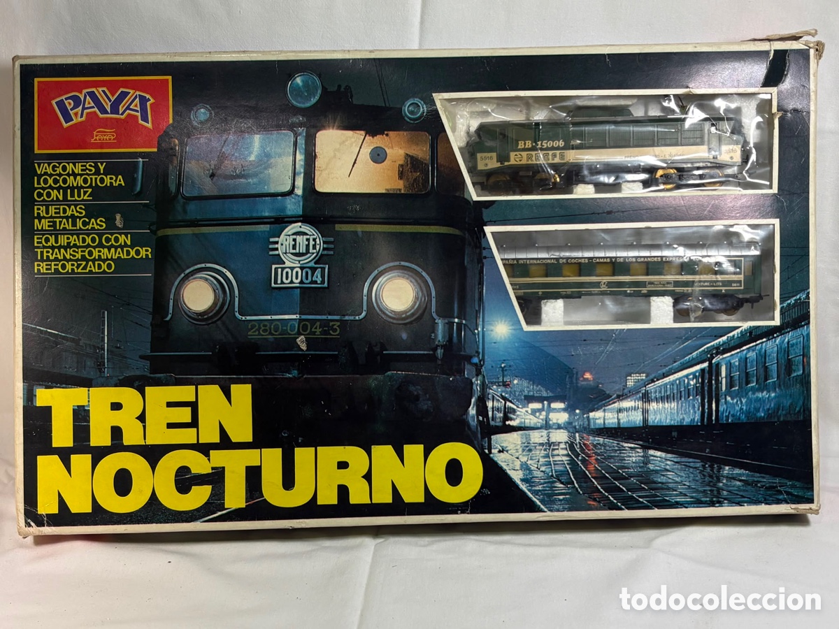 Juguetes antiguos y juegos de colecci&oacute;n: TREN NOCTURNO RENFE PAYA