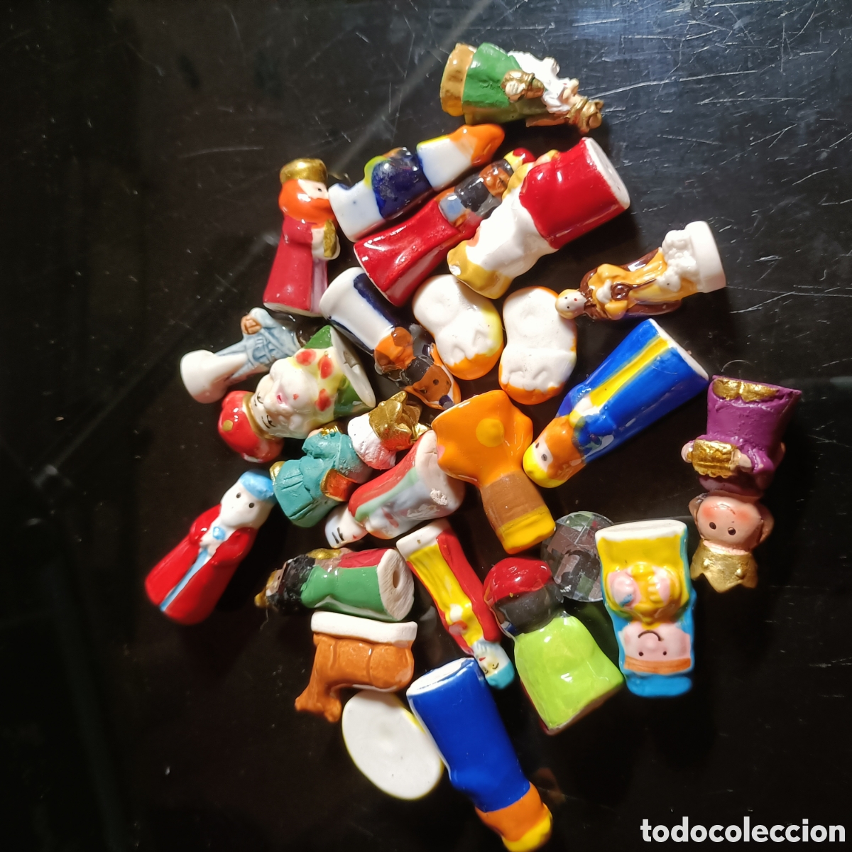 Juguetes antiguos y juegos de colecci&oacute;n: LOTE DE FIGURITAS DE CER&Aacute;MICA