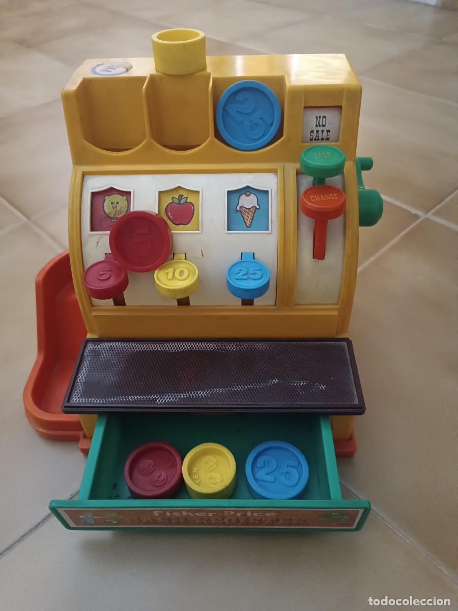 Juguetes antiguos y juegos de colecci&oacute;n: Caja registradora Fisher-Price vintage modelo 926