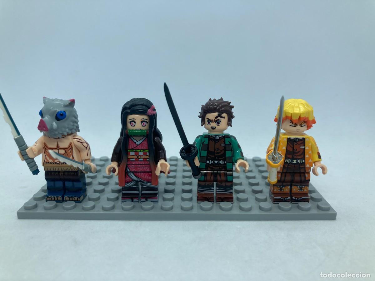 Juguetes antiguos y juegos de colecci&oacute;n: Minifiguras Demon Slayer