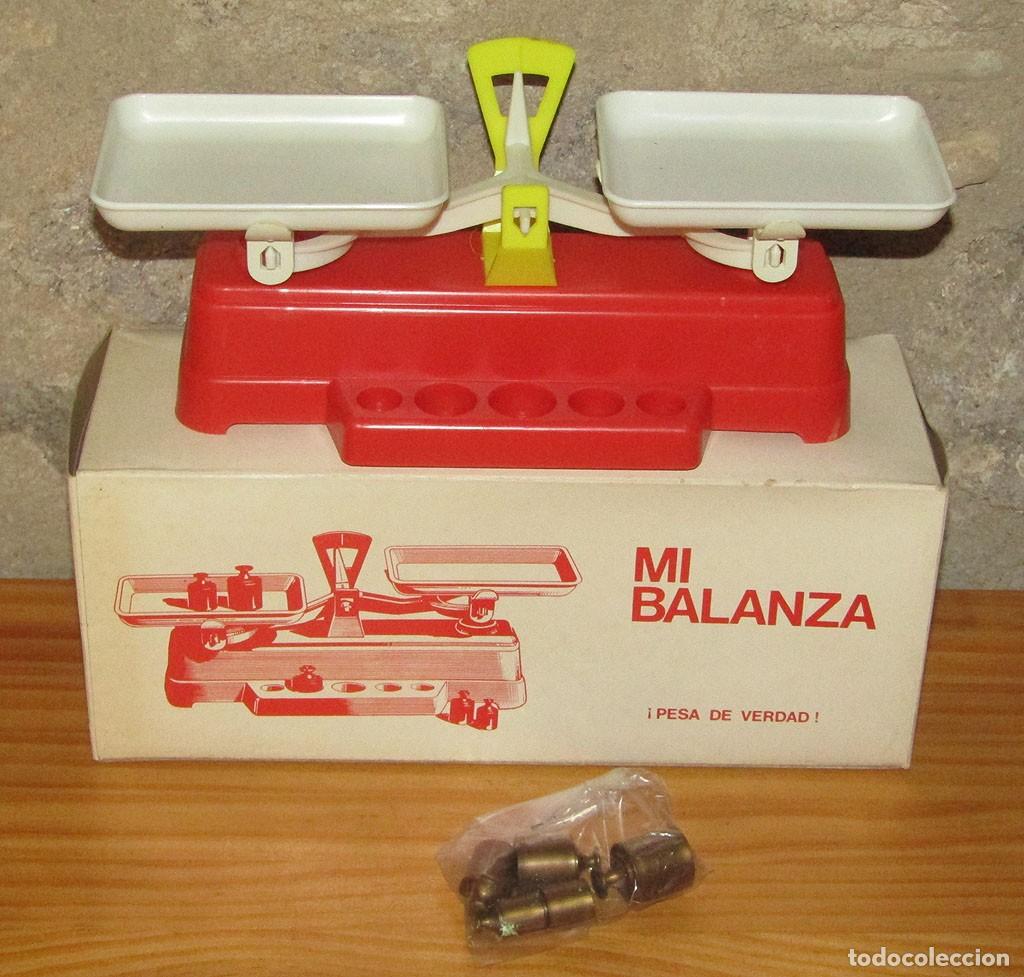 Juguetes antiguos y juegos de colecci&oacute;n: ANTIGUA MI BALANZA DE PEDRO COLOMER - NUEVA Y EN SU CAJA ORIGINAL - A&Ntilde;OS 70/80 - COMPLETA