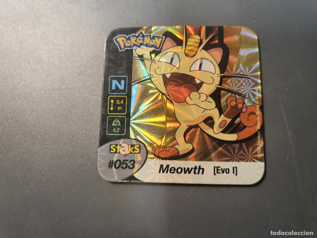 Juguetes antiguos y juegos de colecci&oacute;n: TAZO CROMO POKEMON -- 2006 -- POKEMON STAKS -- N&ordm; 53