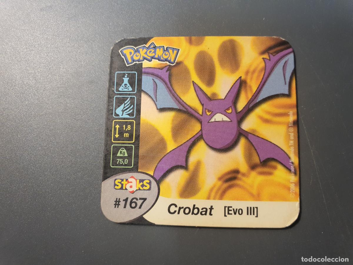 Juguetes antiguos y juegos de colecci&oacute;n: TAZO CROMO POKEMON -- 2006 -- POKEMON STAKS -- N&ordm; 167