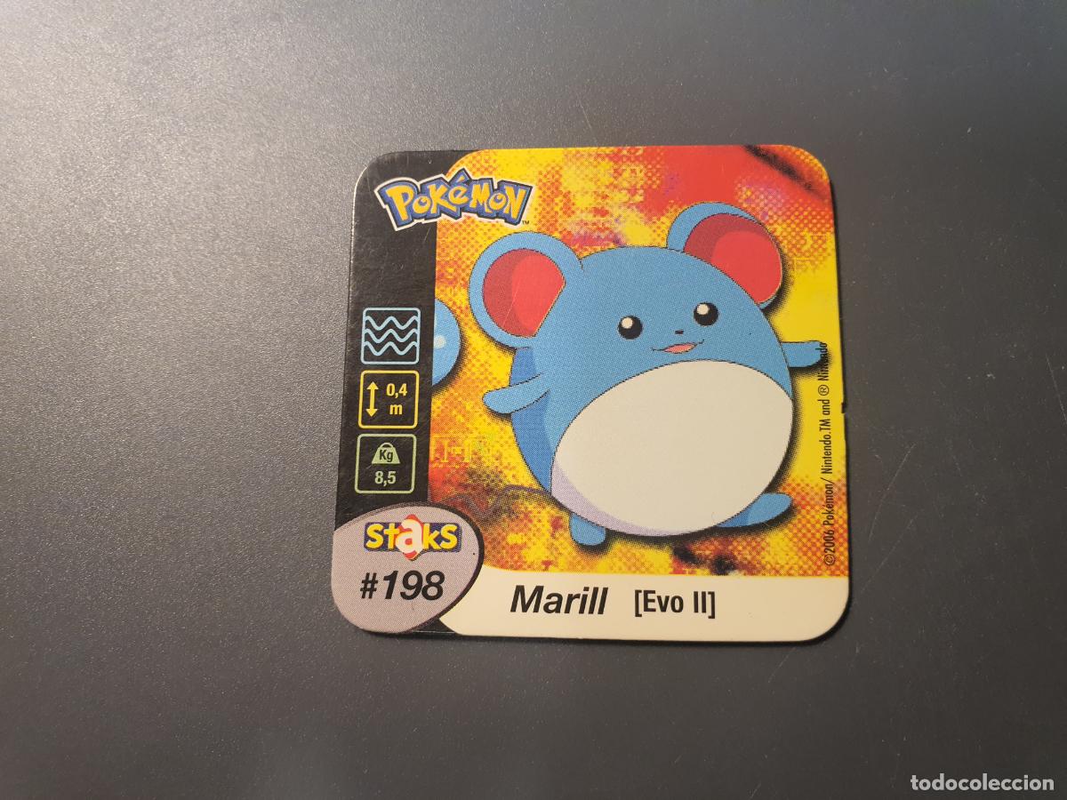 Juguetes antiguos y juegos de colecci&oacute;n: TAZO CROMO POKEMON -- 2006 -- POKEMON STAKS -- N&ordm; 198
