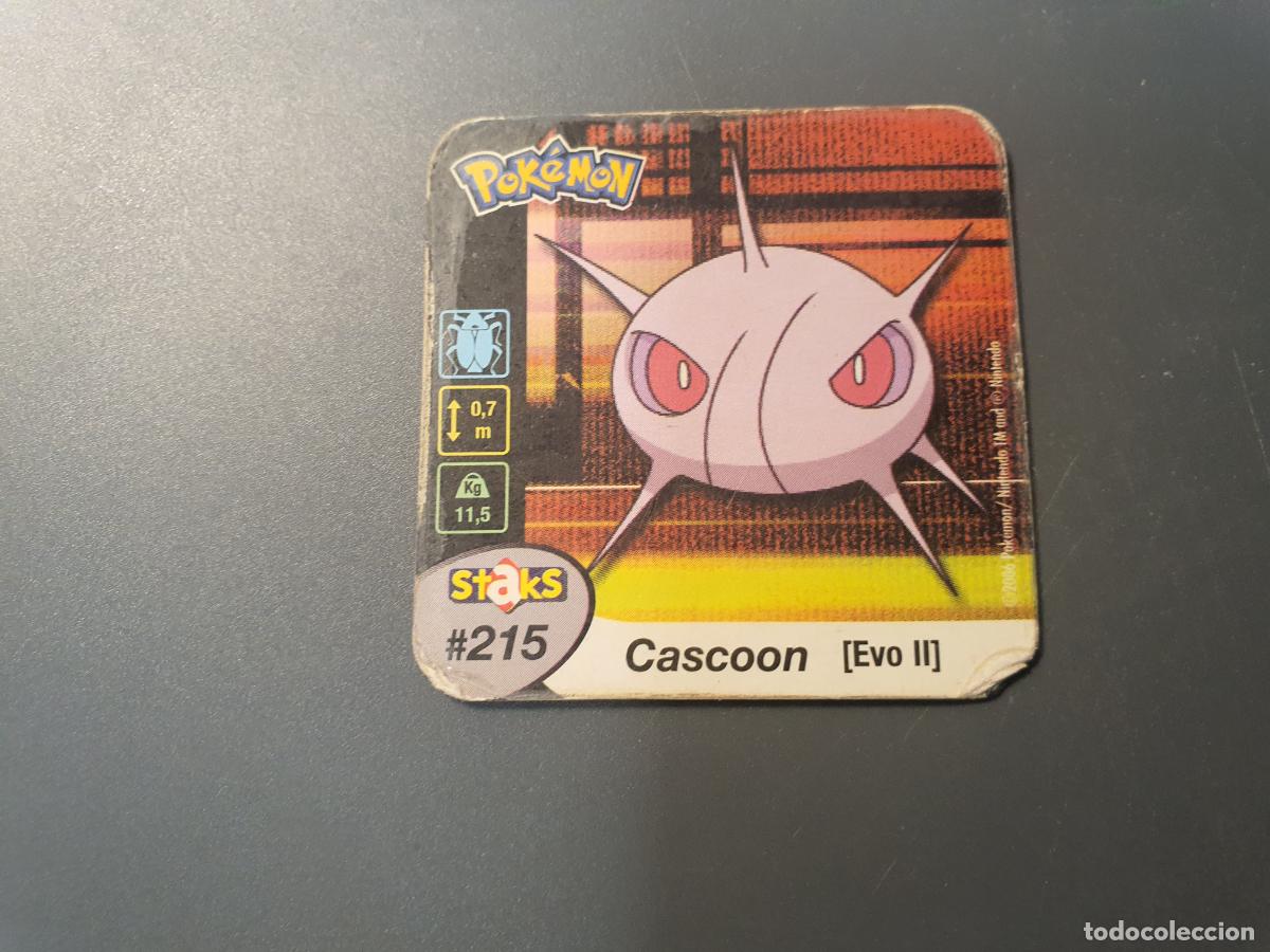 Juguetes antiguos y juegos de colecci&oacute;n: TAZO CROMO POKEMON -- 2006 -- POKEMON STAKS -- N&ordm; 215