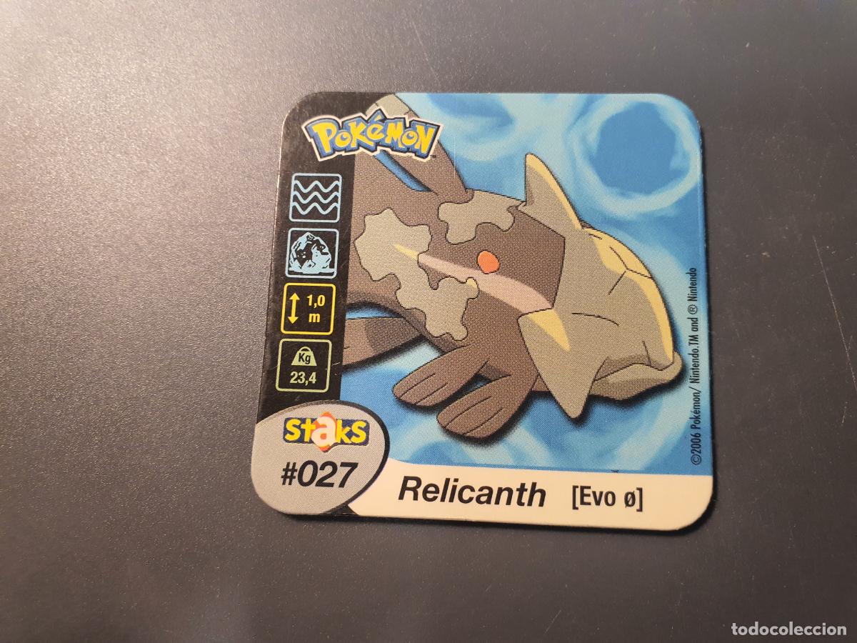 Juguetes antiguos y juegos de colecci&oacute;n: TAZO CROMO POKEMON -- 2006 -- POKEMON STAKS -- N&ordm; 27