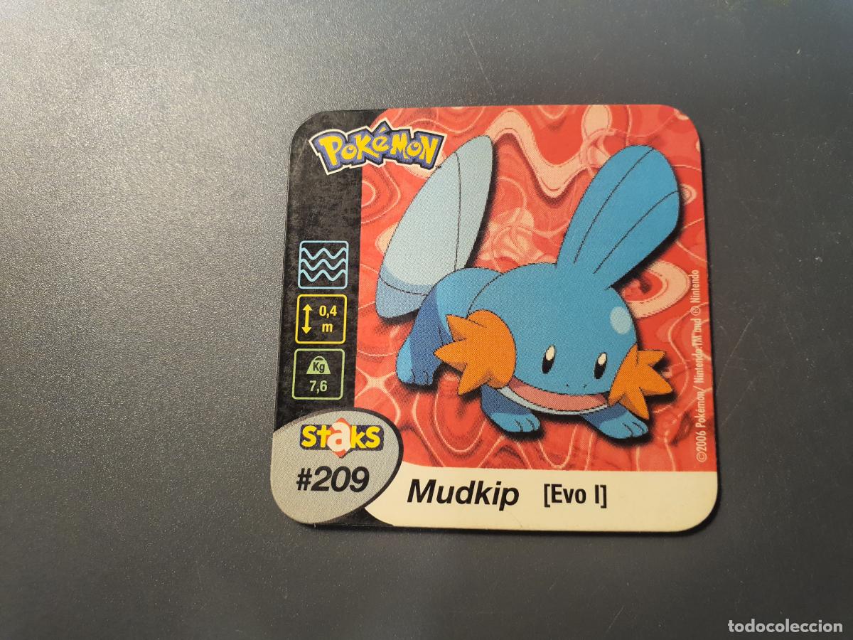 Juguetes antiguos y juegos de colecci&oacute;n: TAZO CROMO POKEMON -- 2006 -- POKEMON STAKS -- N&ordm; 209