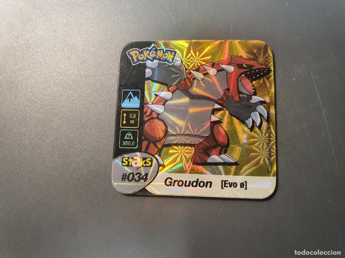 Juguetes antiguos y juegos de colecci&oacute;n: TAZO CROMO POKEMON -- 2006 -- POKEMON STAKS -- N&ordm; 34