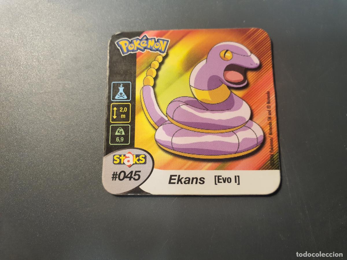 Juguetes antiguos y juegos de colecci&oacute;n: TAZO CROMO POKEMON -- 2006 -- POKEMON STAKS -- N&ordm; 45