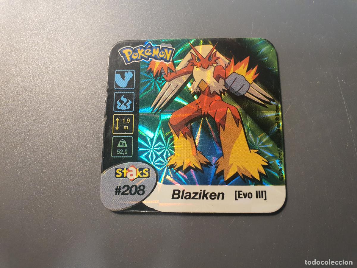 Juguetes antiguos y juegos de colecci&oacute;n: TAZO CROMO POKEMON -- 2006 -- POKEMON STAKS -- N&ordm; 208