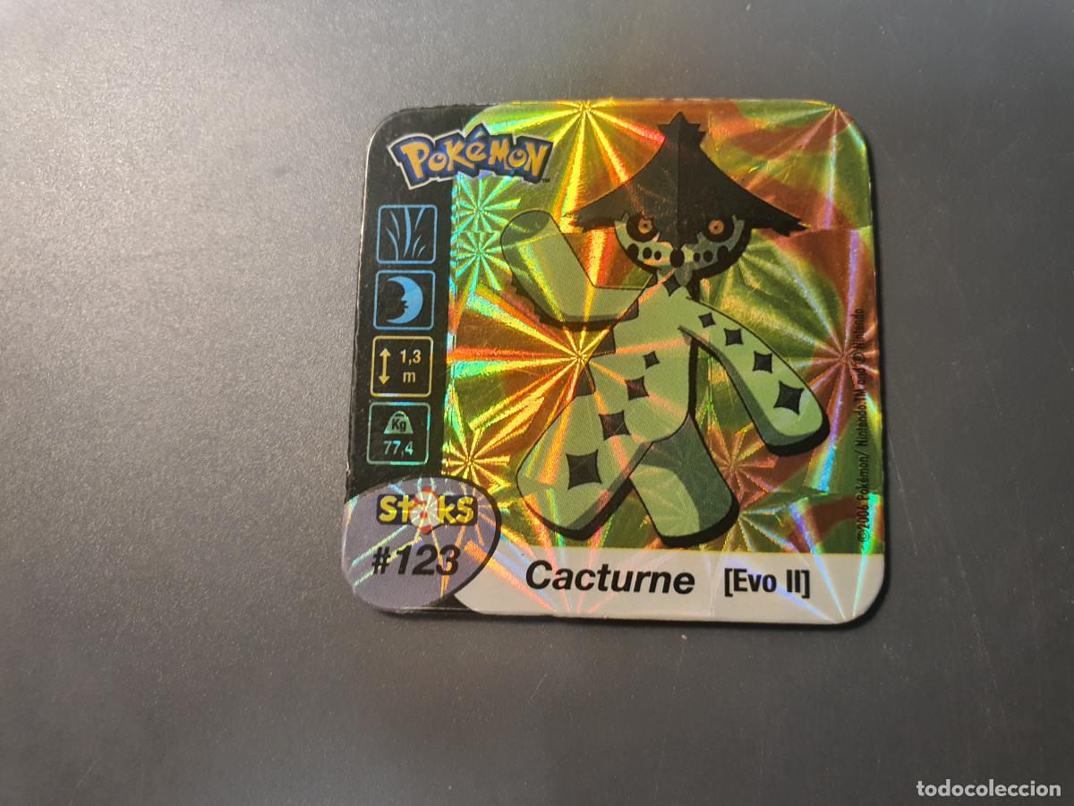 Juguetes antiguos y juegos de colecci&oacute;n: TAZO CROMO POKEMON -- 2006 -- POKEMON STAKS -- N&ordm; 123
