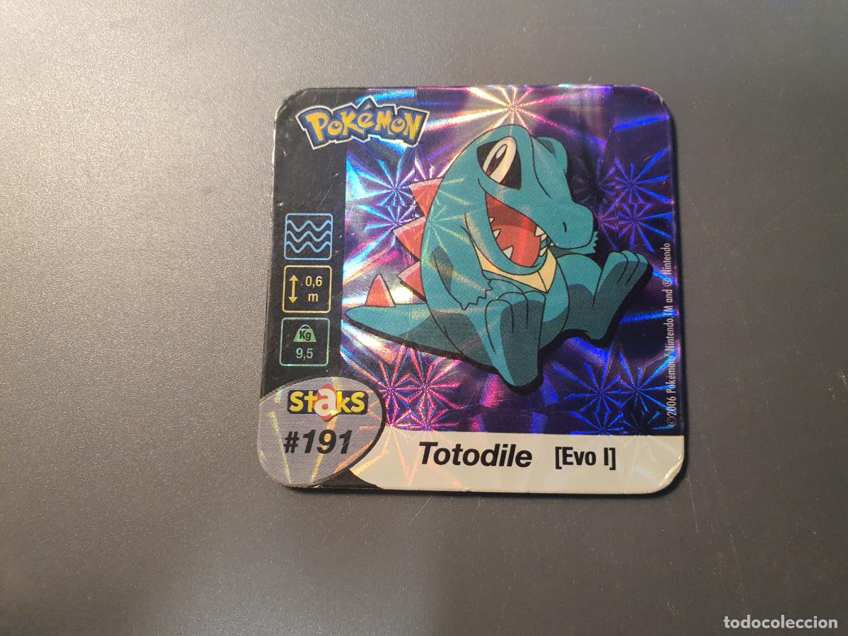 Juguetes antiguos y juegos de colecci&oacute;n: TAZO CROMO POKEMON -- 2006 -- POKEMON STAKS -- N&ordm; 191
