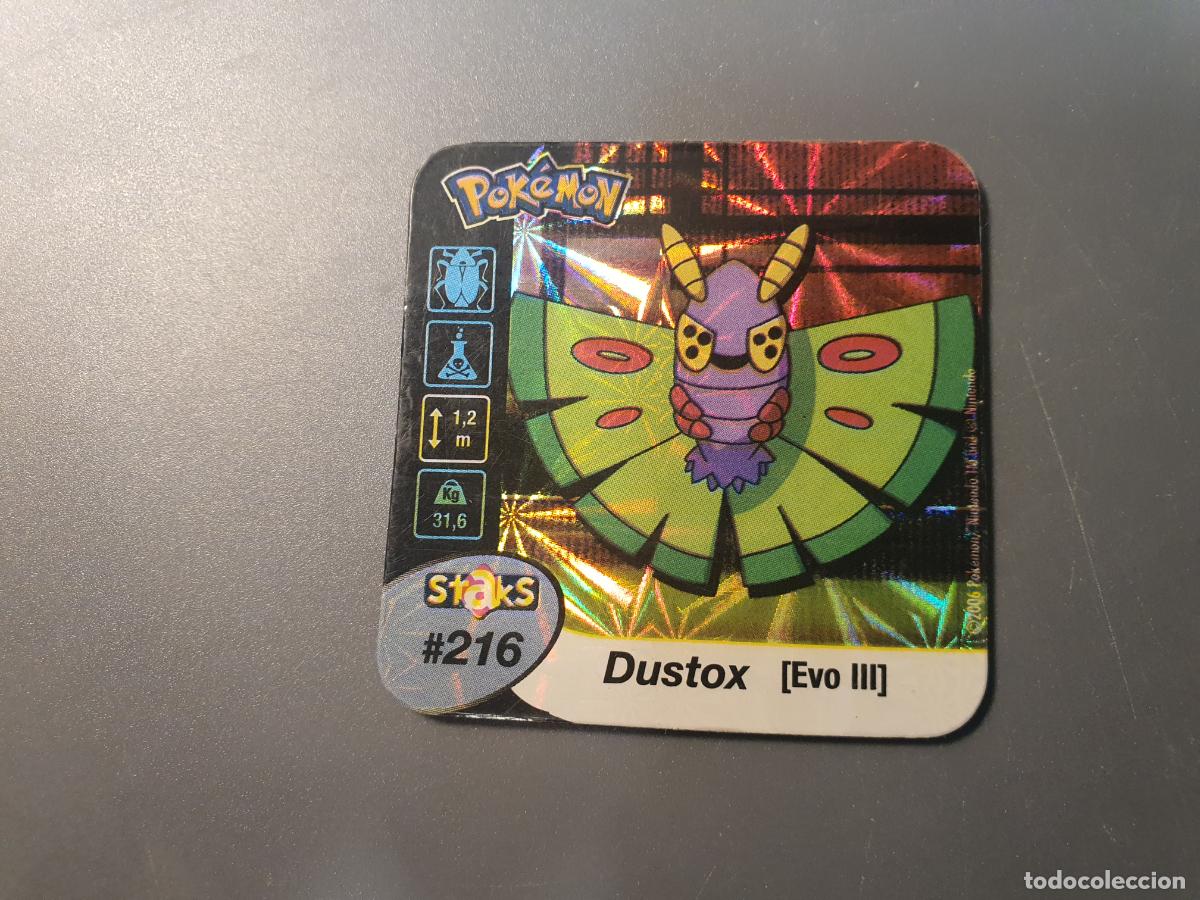 Juguetes antiguos y juegos de colecci&oacute;n: TAZO CROMO POKEMON -- 2006 -- POKEMON STAKS -- N&ordm; 216