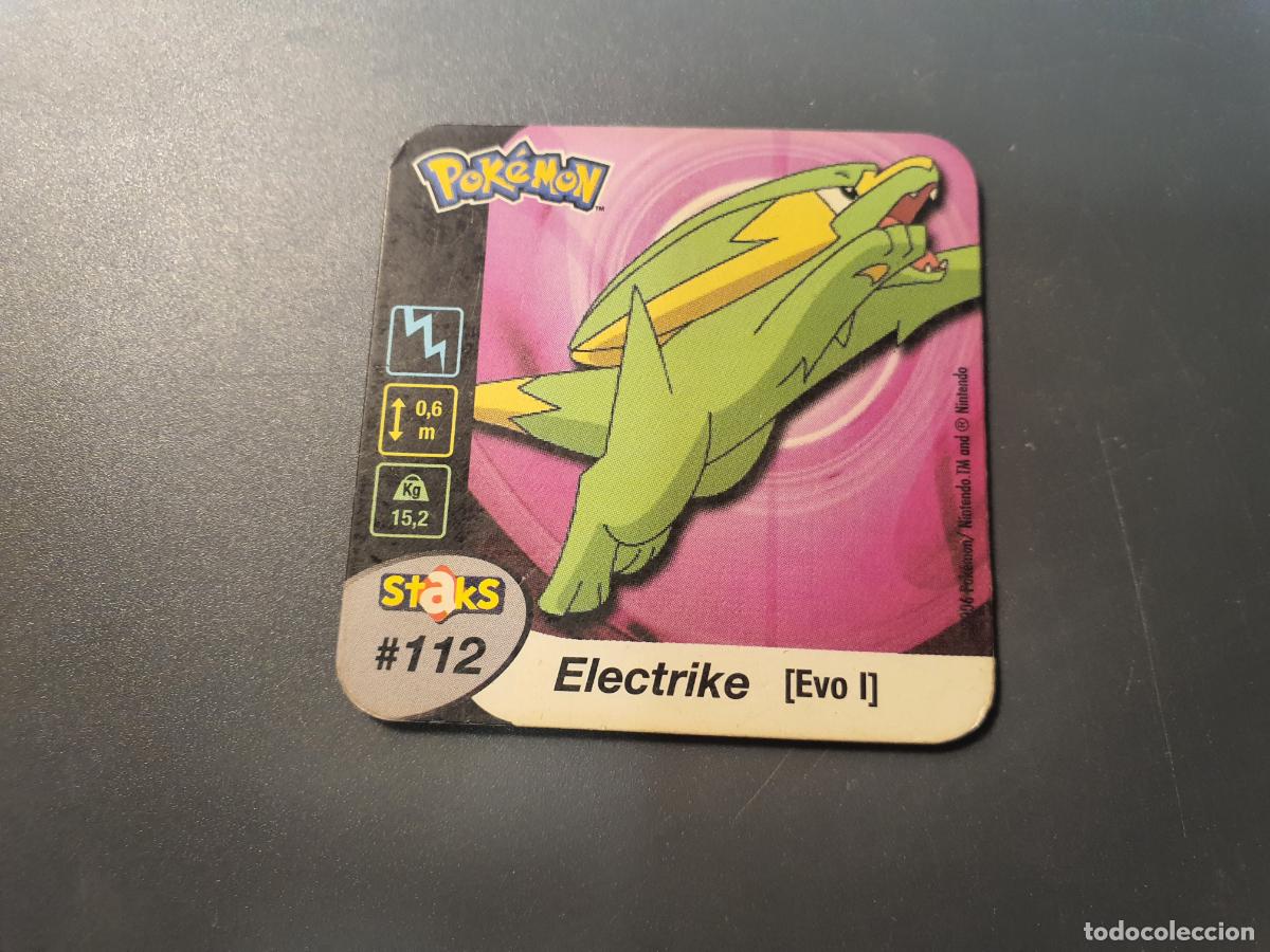 Juguetes antiguos y juegos de colecci&oacute;n: TAZO CROMO POKEMON -- 2006 -- POKEMON STAKS -- N&ordm; 112