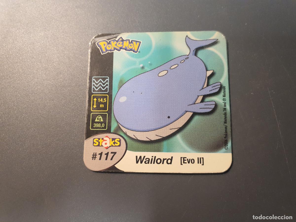 Juguetes antiguos y juegos de colecci&oacute;n: TAZO CROMO POKEMON -- 2006 -- POKEMON STAKS -- N&ordm; 117